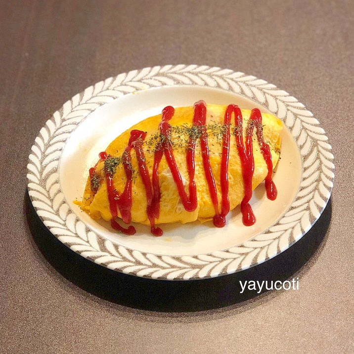 チキンのトマト煮リメイク＊オムライス